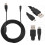 1.8m USB Cable with Magnet Ring for PS4 Pro/Slim 5