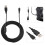 1.8m USB Cable with Magnet Ring for PS4 Pro/Slim 3