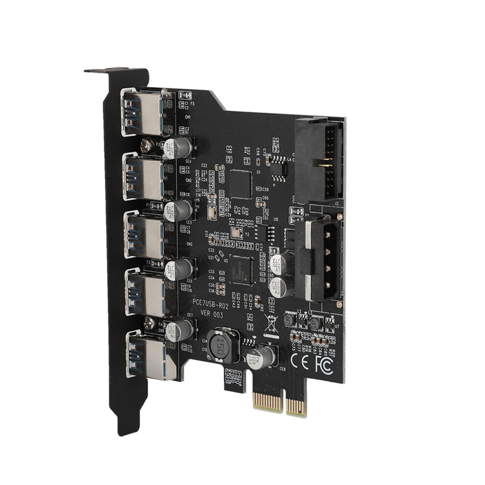 5 Port Usb 3.0 Pci Express Card Adapter 7340572848024