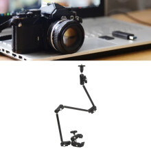 Strong Friction Clamp for SLR Cameras with Articulating Arm 1/4" & 3/8" Thread