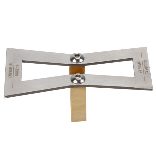 Edelstahl/Messing Dovetail-Messwerkzeug 1:5-1:8 2