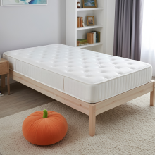 190x90cm Memory Foam Single Hybrid Mattress - 27cm Height, Silicone Memory Foam, 2cm Latex Layer