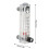 LZM-15T 0.1-0.5GPM Panel, 1/4 BSPT, Transparent 2