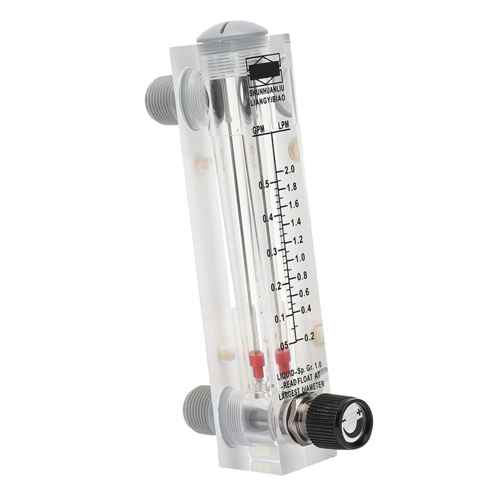 Lzm-15T 0.1-0.5Gpm Panel Liquid Flowmeter Bspt 1/4" 4321388430927