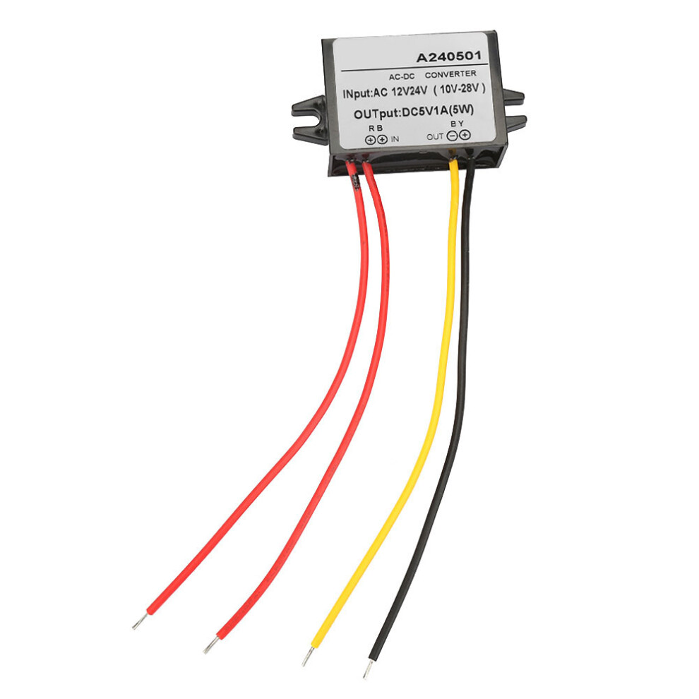 Ac 12V/24V To 5V Buck Converter 3A Waterproof Power Supply Module 9411388431255