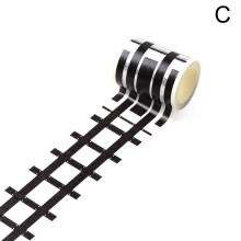 (C) Kids DIY Removable Toy Car Track Sticker