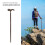 3-Section Wenge Collapsible Walking Cane 89x17cm 4