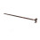 3-Section Wenge Collapsible Walking Cane 89x17cm 10