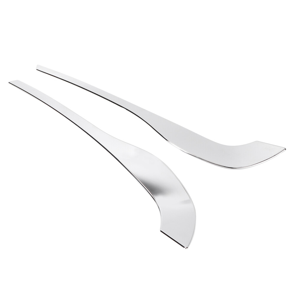 2Pcs Abs Chrome Front Fog Trim For Mazda Cxâ5 Kf 2017Â2021 Silver/Light 7891388433848