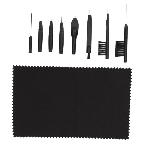 9pcs Hearing Amplifier Cleaning Tools Set — Wax Loop, Brush & Magnet Portable 2
