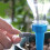 10Pcs PP Automatic Water Dropper Irrigation Kit, Blue, Adjustable Valve 3