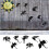 7pcs 3D Gothic Dragon Wall Sticker PVC Waterproof Decor 12