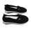 1 Pair Thick Bottom Round Toe Shoes Mesh Black 38 1