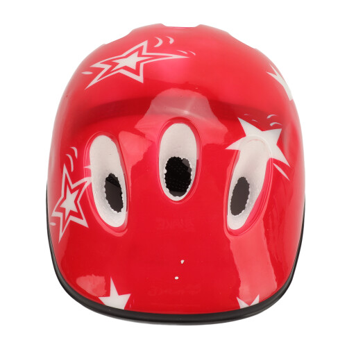 Kids Red Bike Helmet Size Adjustable Ventilated