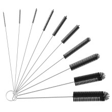 Bottle Cleaning Brush Set – 10-Piece Nylon Brush Kit with