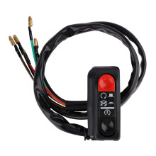 22mm Motorcycle Bar Ignition Switch On/Off Starter Kill Button DC12V
