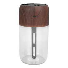 Bunter Mini-Befeuchter 300ml, Nachtlicht, 143x75mm, Schwarz