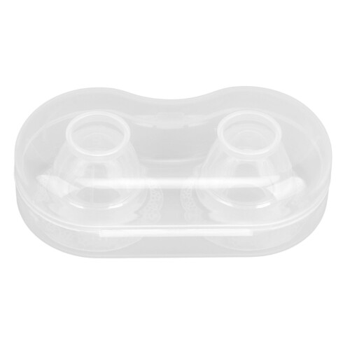2 Stück Transparente Silikon-Brustwarzenkorrektoren