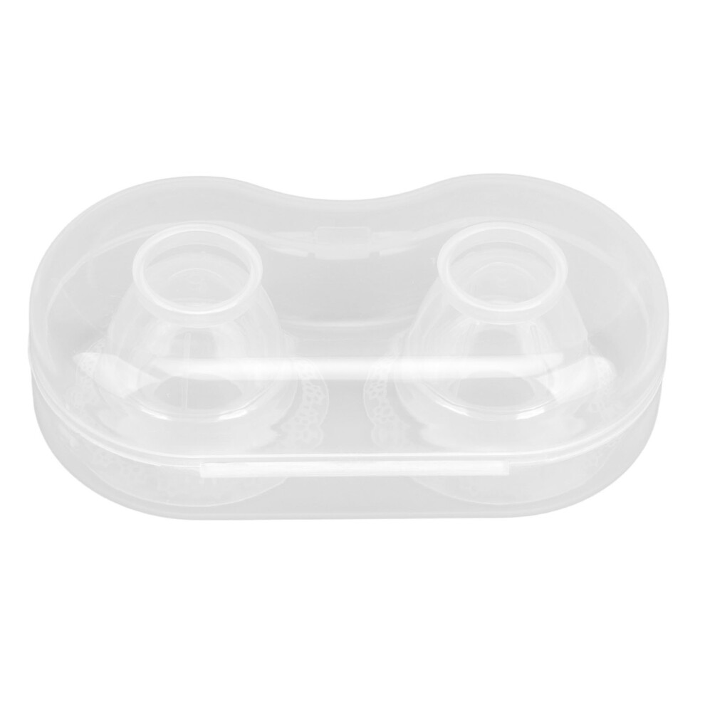 2pcs Silicone Nipple Corrector for Pregnant Women, Transparent