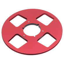 10.5 Inch Aluminum 4-Hole Empty Tape Reel for 1/4 Inch Tape