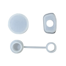 Round Silicone Spill Stopper Lid Set for Cups & Bottles Leak Resistant Cover