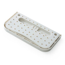 PP Wandmontage FreeSize Schuhregal Weiß 27,9 x 14,5 x 2 cm