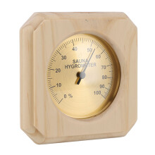 Wall Mount Sauna Hygrothermograph, High Accuracy, 0-100% Humidity