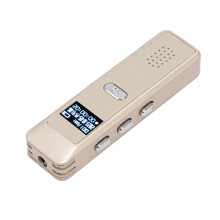 Gold 4G Kompakter Digital-Sprachrecorder 160 mAh KI