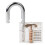 Transparent Padlock Set with Pick Tool, 7.9x2.3x5 cm, Multiple Colors 7