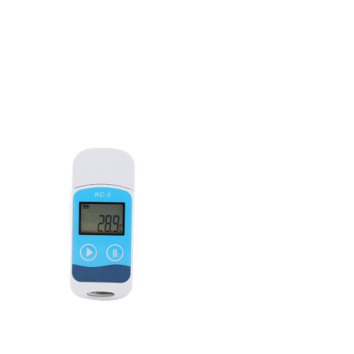 Portable RC-5 Temperature Data Logger 32000 Points LCD, Compact 80x33x14mm 1