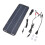 10W Monocrystalline Portable Solar Panel Kit, Lightweight, with Cables 14