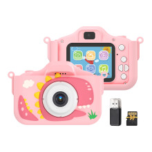 Kids Digital Camera 1080P 48M 32GB IPS Screen Blue/Green/Pink