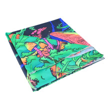Tela fluorescente UV reattiva, motivo occhi, 200x150cm