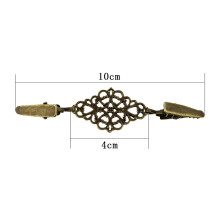 Ladies Sweater Collar Clasps Bronze Alloy Dress Waist Belt Accessories