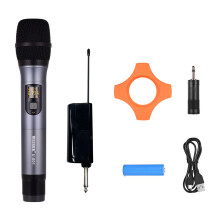UHF Wireless Microphone Kit 50 Channels Microphone & Receiver for Karaoke, Speech, Party