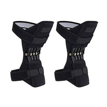 (4 Spring) Power Lift Knee Brace Rebound Spring Force Power Enhancer for Sports Training Squat