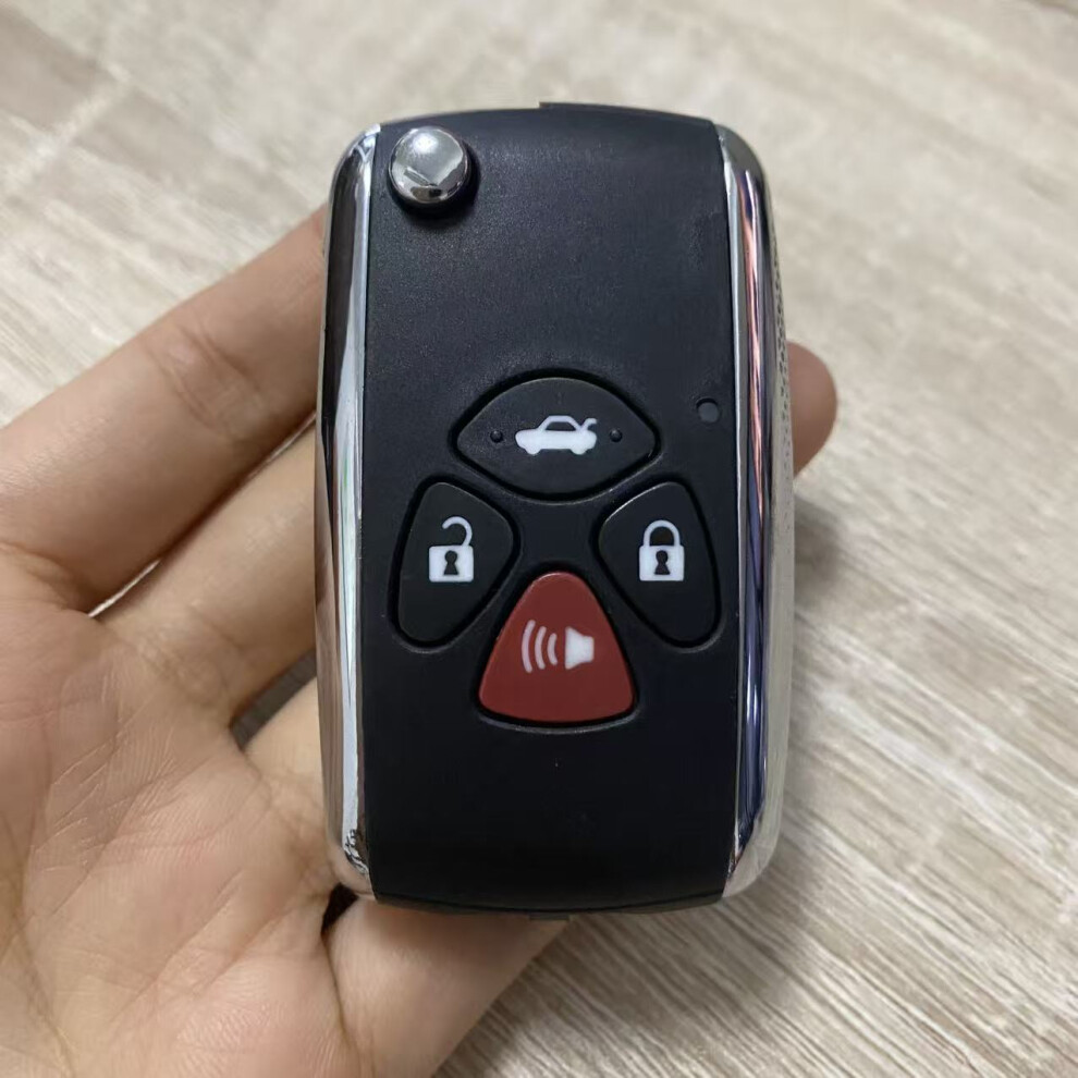 4 Buttons Modified Flip Remote Car Key Shell Fob Case For Toyota Corolla Rav4 Camry Avlon 6935161671131