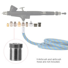 Airbrush-Adapter-Set, 9-teilig, universeller Anschlussverbinder für Kompressor & Schlauch