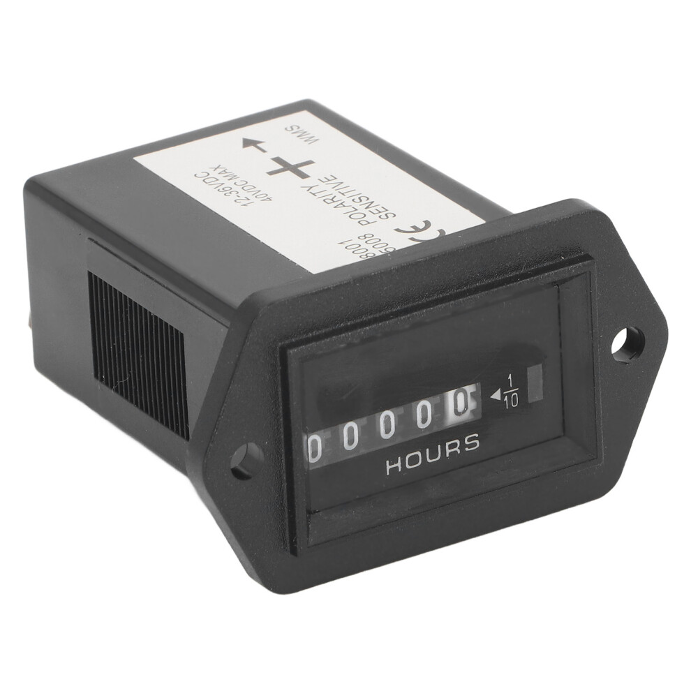 Robust Mechanical Hour Meter 12Â36Vdc Suitable For Heavy Industry & Vehicles 7611388452027