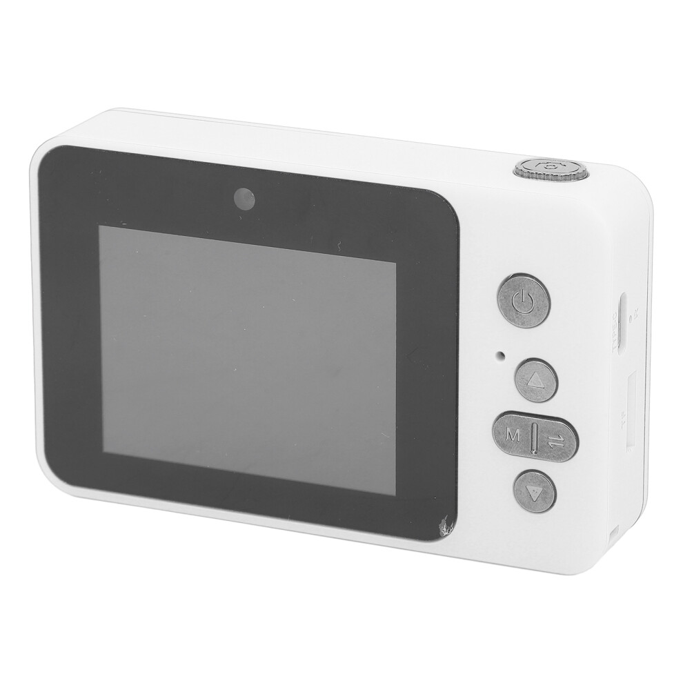 48Mp Digital Selfie Camera 1080P Dual Lens 2.4" Ips White 4171388454832