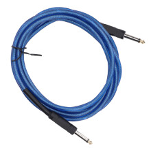 Blue 3m 6.35mm Male to Male Noise-Reducing Guitar Instrument Cable