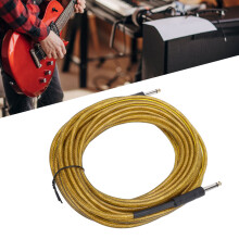 GT-89 10 m gelbes Gitarrenkabel 6,35 mm gerader Stecker