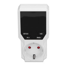 Digital Timer Plug 16A 3680W, Energy-Saving with Multiple Modes