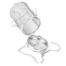 Stainless Steel Seasonings Basket 8x10cm Tea Ball & Spice Strainer for Cooking