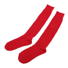 Verdickte Baumwoll-Zaun-Socken, Atmungsaktive Rote XS Sport-Kniestrümpfe