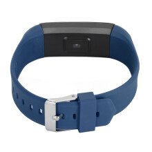 Stylish Dark Blue IP67 Waterproof Sports Pedometer Watch with Sleep & Calorie Count