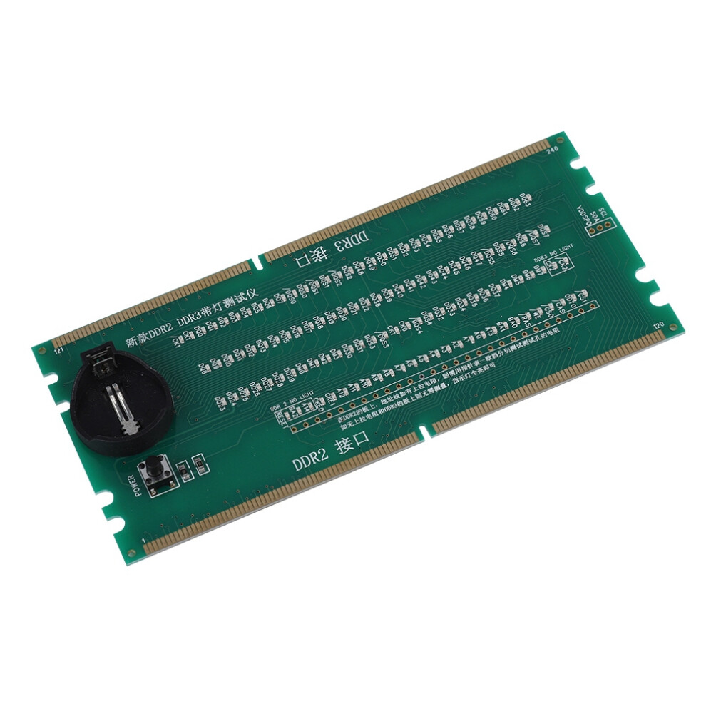 Motherboard Test Card For Desktop Ddr2 Ddr3 With Signal Indicator Light 6951392782590