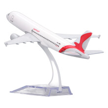 320 Alloy Model Aircraft Ornament, 14.7cm Wing Toy for Kids