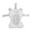Soft Baby Bath Support Cushion Light Blue Star Pattern, Adjustable, Breathable 2