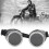 Vintage Steampunk Goggles ABS Double Layer Sunglasses 150x60mm 1